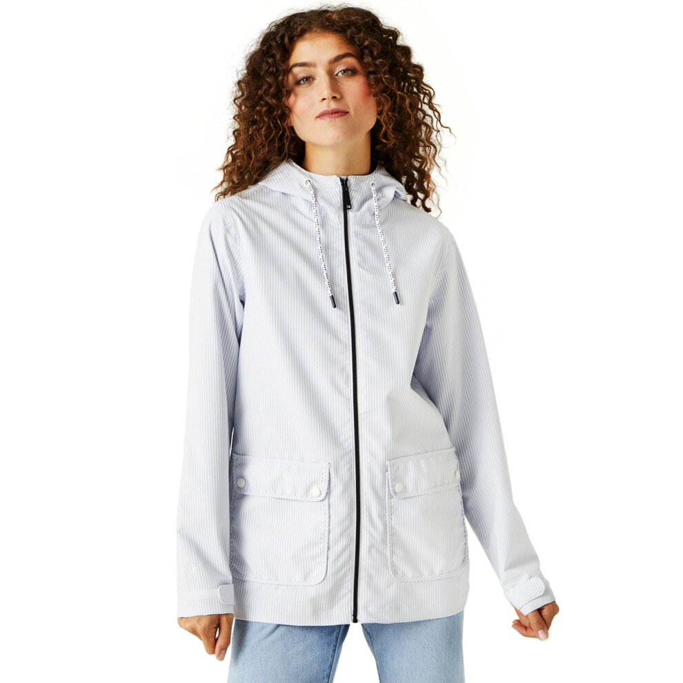(8, Blue) Regatta Womens Bayletta Giovanna Fletcher Waterproof Outdoor Walking Jacket Coat