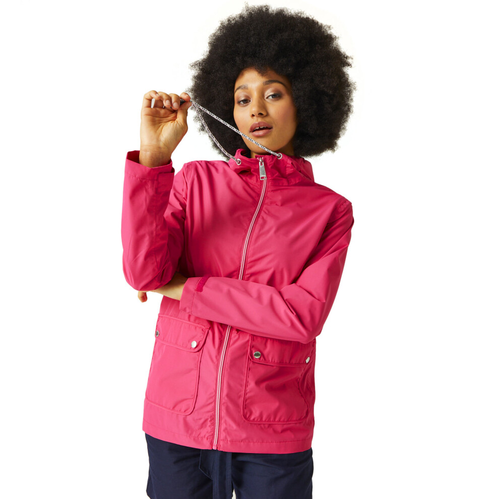(16, Hot Pink) Regatta Womens Bayletta Giovanna Fletcher Waterproof Outdoor Walking Jacket Coat