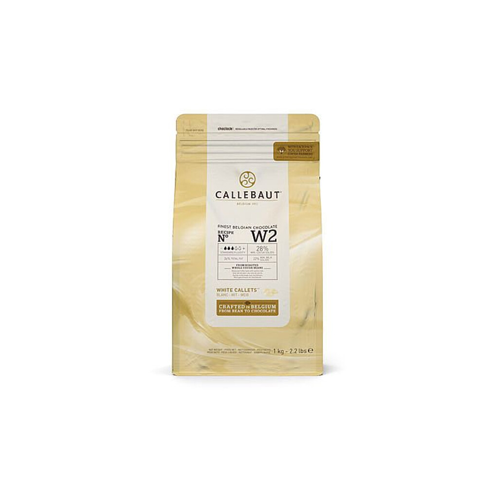 Callebaut White Chocolate Easimelt Callets 1Kg