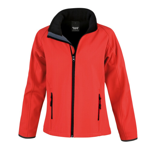 Result (L, Red / Black) Result Womens/Ladies Core Printable Softshell Jacket