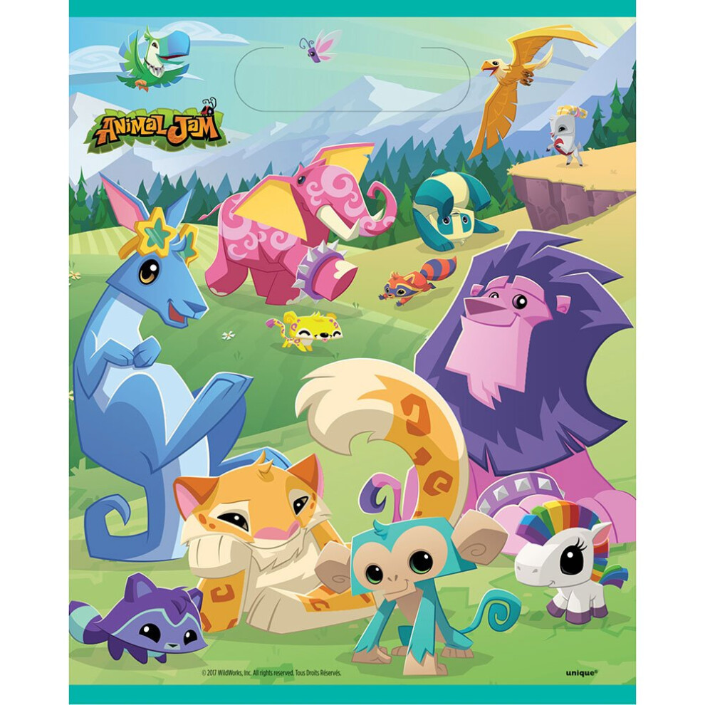 Animal Jam Cartoon Character Party Bags (Pack of 8)