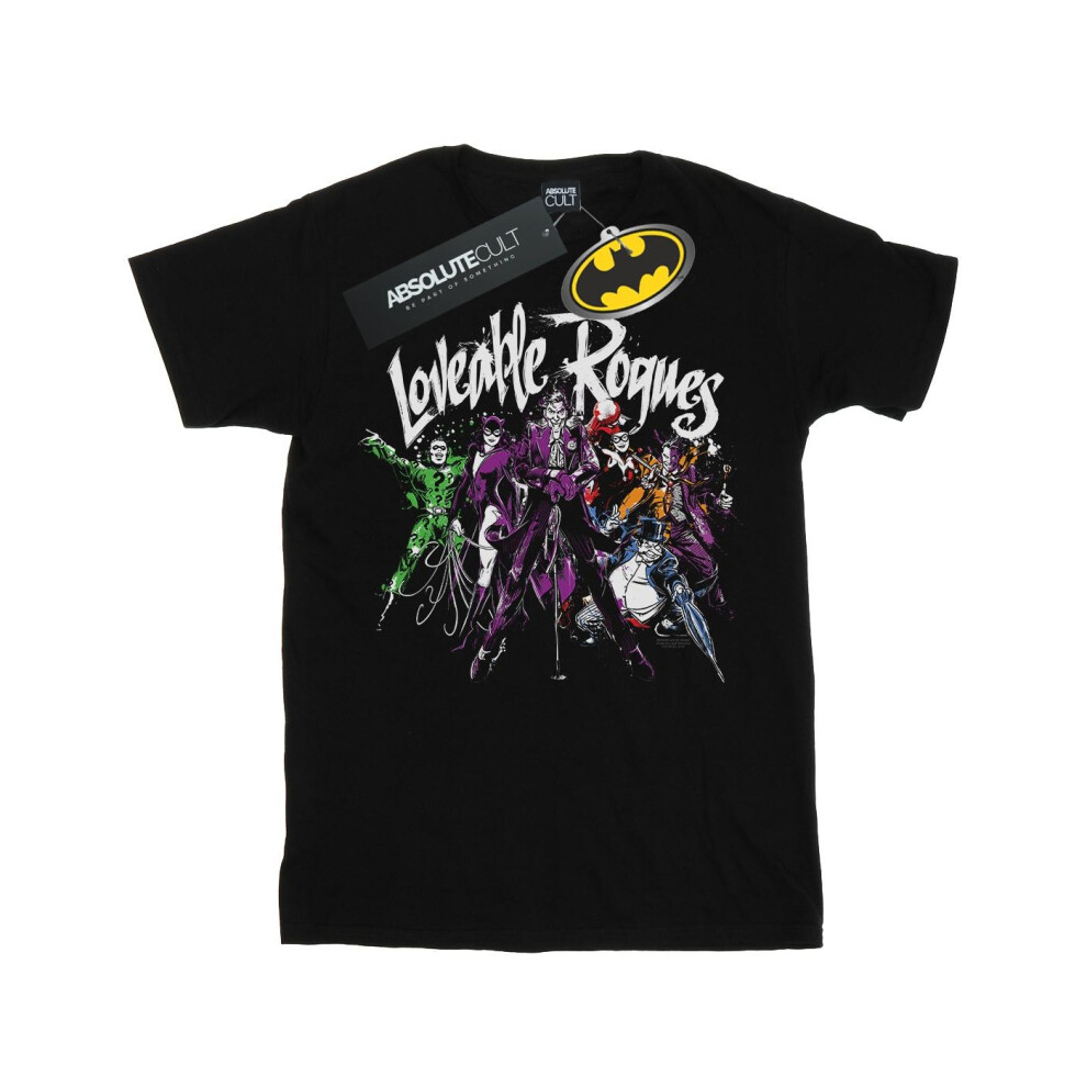 DC Comics Mens Batman Loveable Rogues T-Shirt
