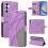 Case For Samsung Galaxy A35 5G With Card Slot Stand Kickstand Protective Two-color Stitching PU Leather Flip Folio Case 1
