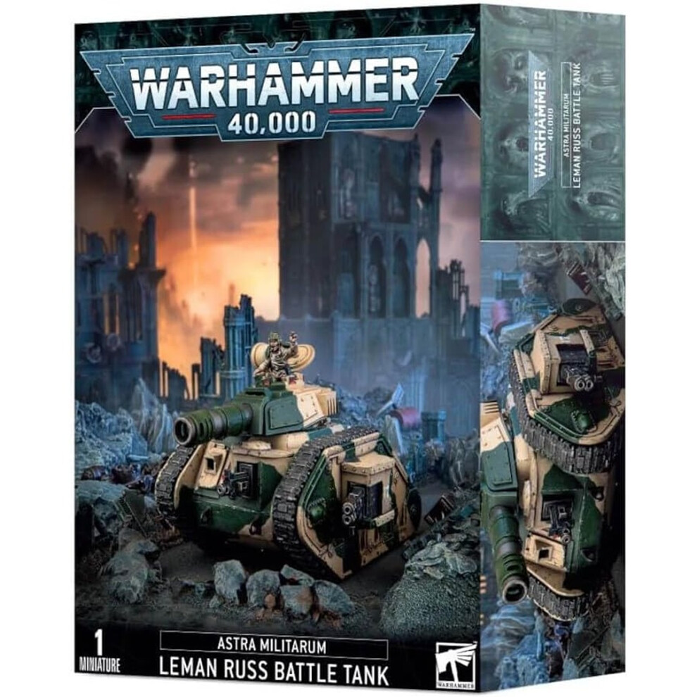 Games Workshop - Warhammer 40,000 - Astra Militarum: Leman Russ Battle Tank - Tabletop Miniatures Wargame