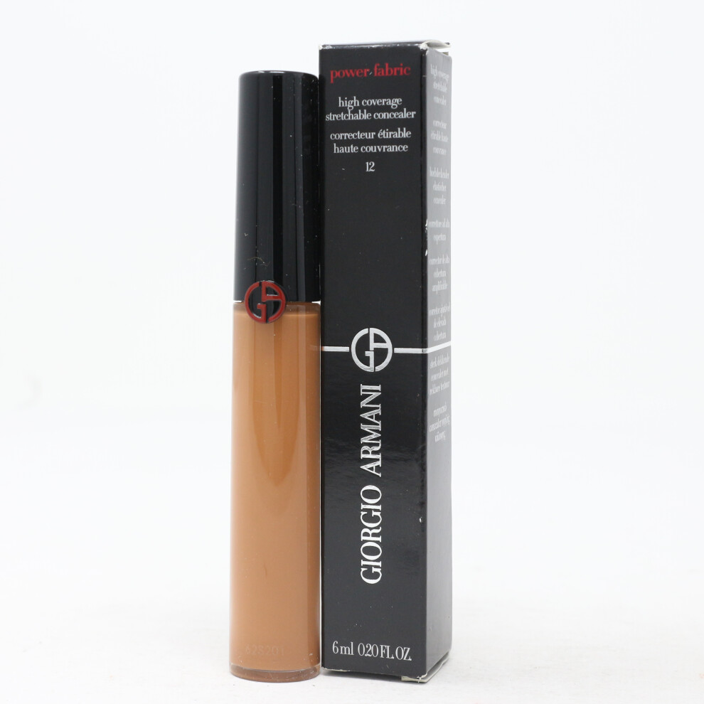 (12) Giorgio Armani Power Fabric Concealer  0.2oz/6ml New With Box