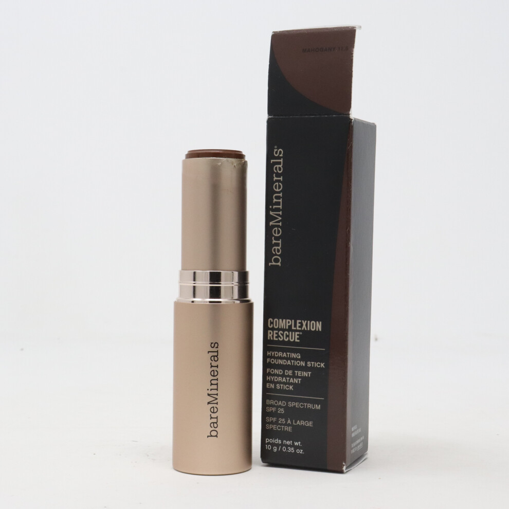 (11.5 Mahogany) Bareminerals Complexion Rescue Hydrating Foundation Stick 0.35oz  New With Box