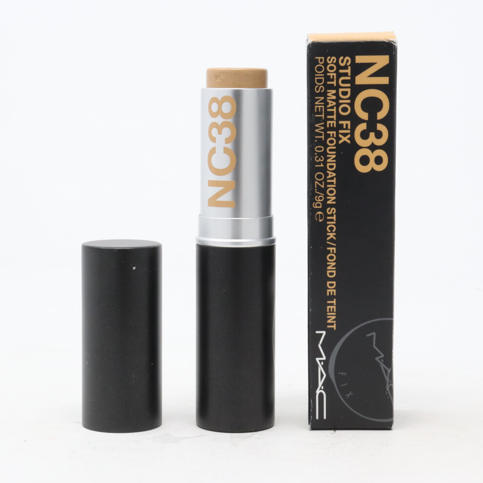 (NC38) Mac Studio Fix Soft Matte Foundation Stick  0.31oz/9.0g New With Box