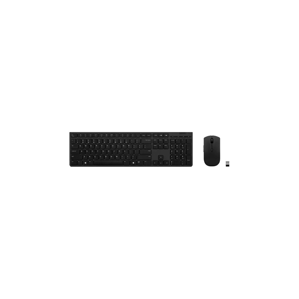 Lenovo Professional - Keyboard and mouse set - Bluetooth, 2.4 GHz - UK - key switch: Scissor-Switch - grey - brown box
