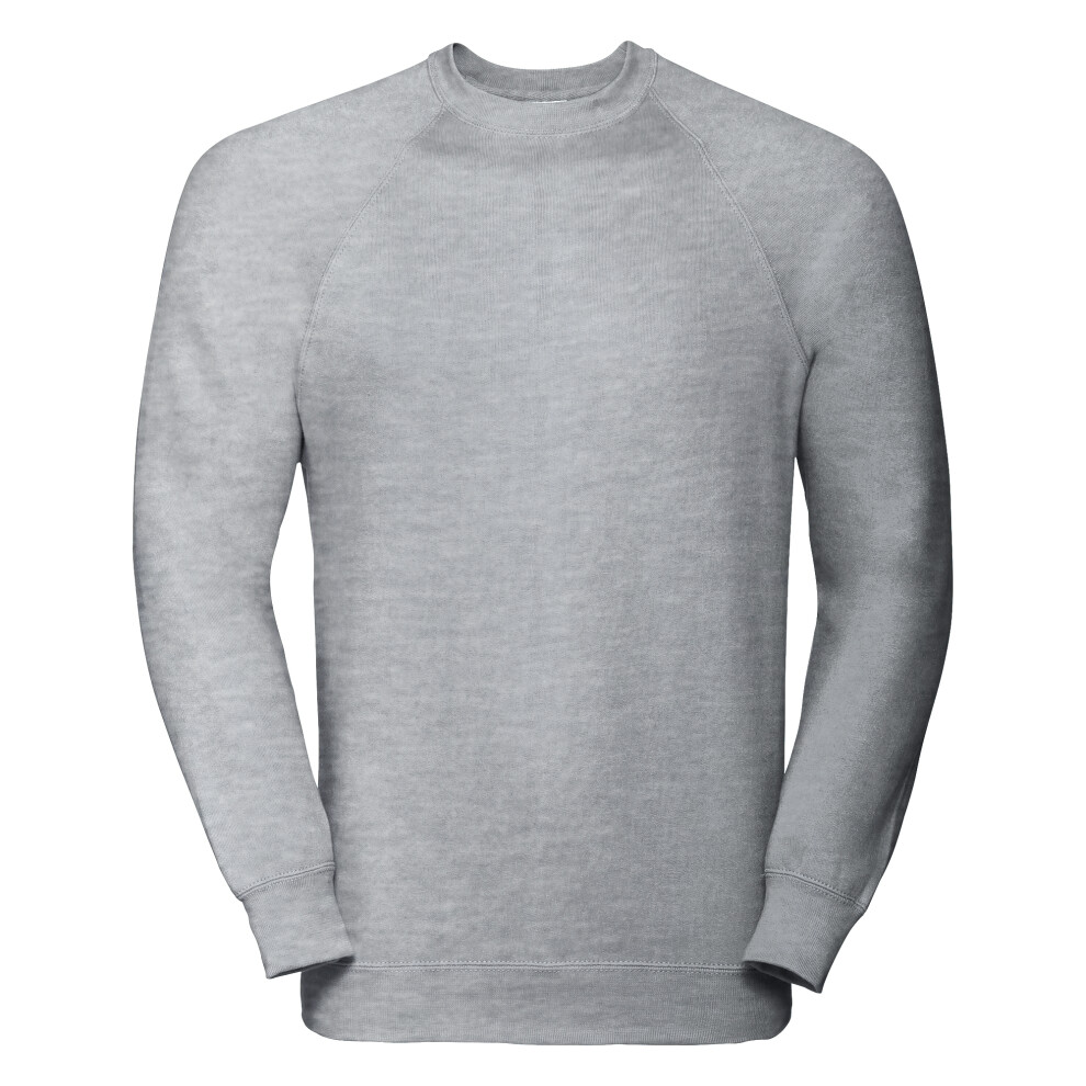 (XL, Light Oxford) Russell Classic Sweatshirt 