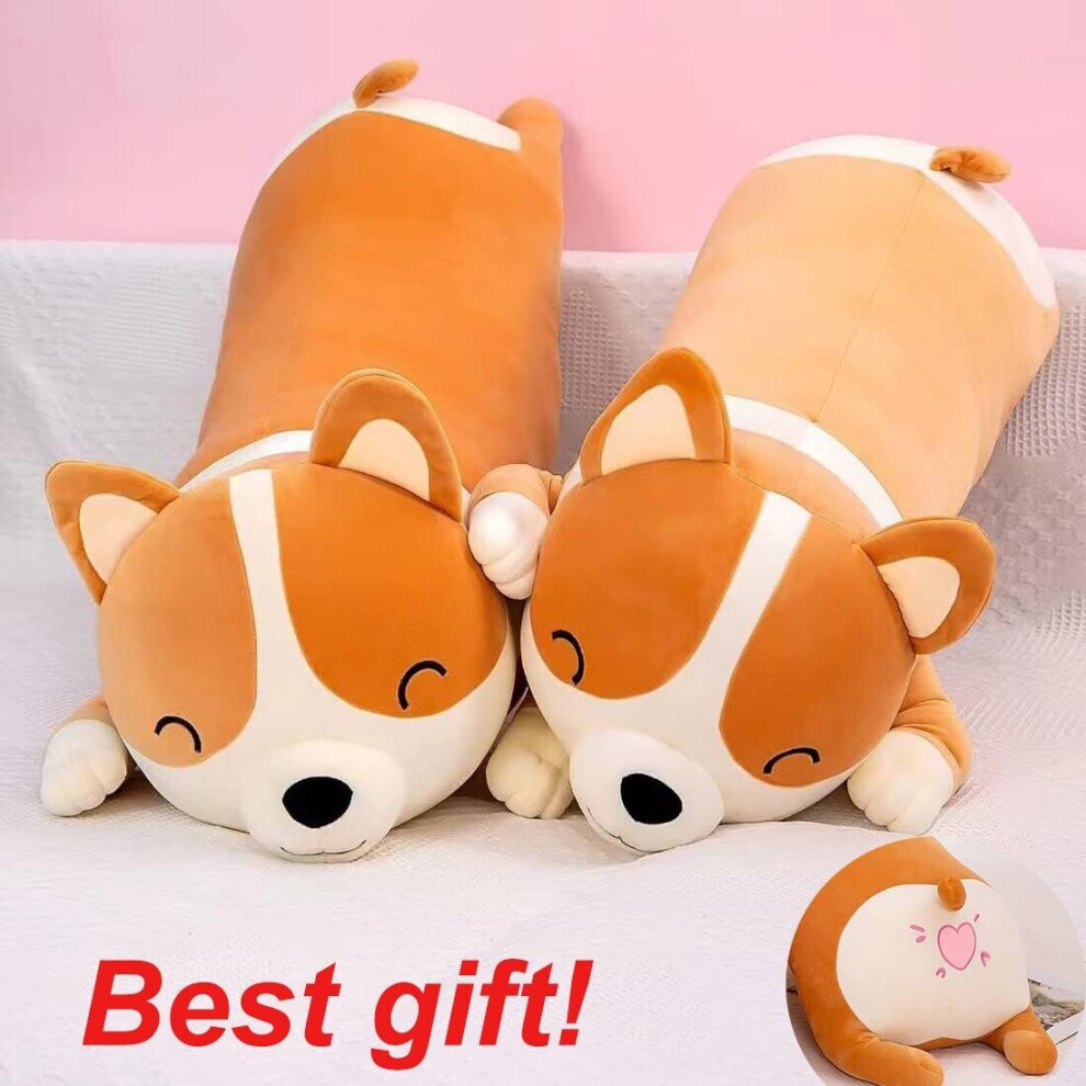 60cm Corgi Dog Squishmallow Plush Toy Plushie Stuffed Animal Pillow