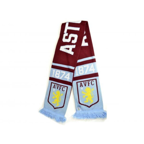 Aston Villa FC Jacquard Scarf 1