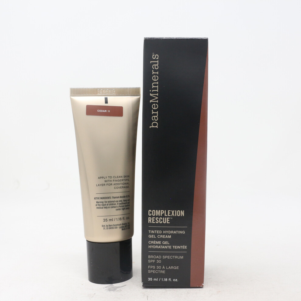 (Cedar 11) Bareminerals Complexion Rescue Tinted Hydrating Gel Cream 1.18oz  New With Box