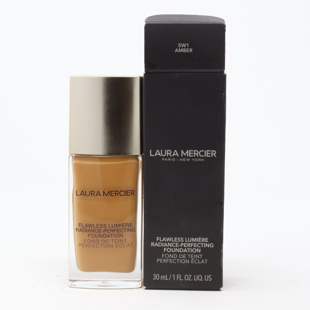 Laura Mercier (5W1 ) Flawless Lumiere Radiance-Perfecting Foundation 1Oz/30Ml New Amber