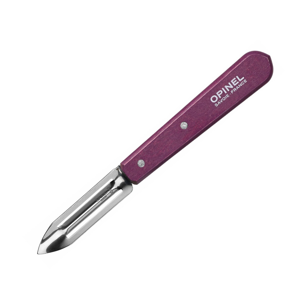 Opinel (Plum) Peeler - No 115 Les Essentiels - Kitchen Vegetable Peeler
