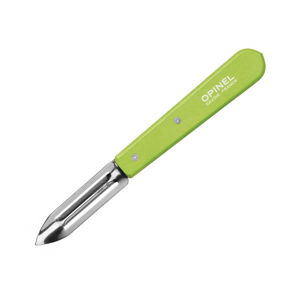 Opinel (Apple Green) Peeler - No 115 Les Essentiels - Kitchen Vegetable Peeler