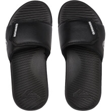 (1 UK, Black) Quiksilver Boys Kids Bright Coast Adjustable Sandals Slides Flip Flops Sliders