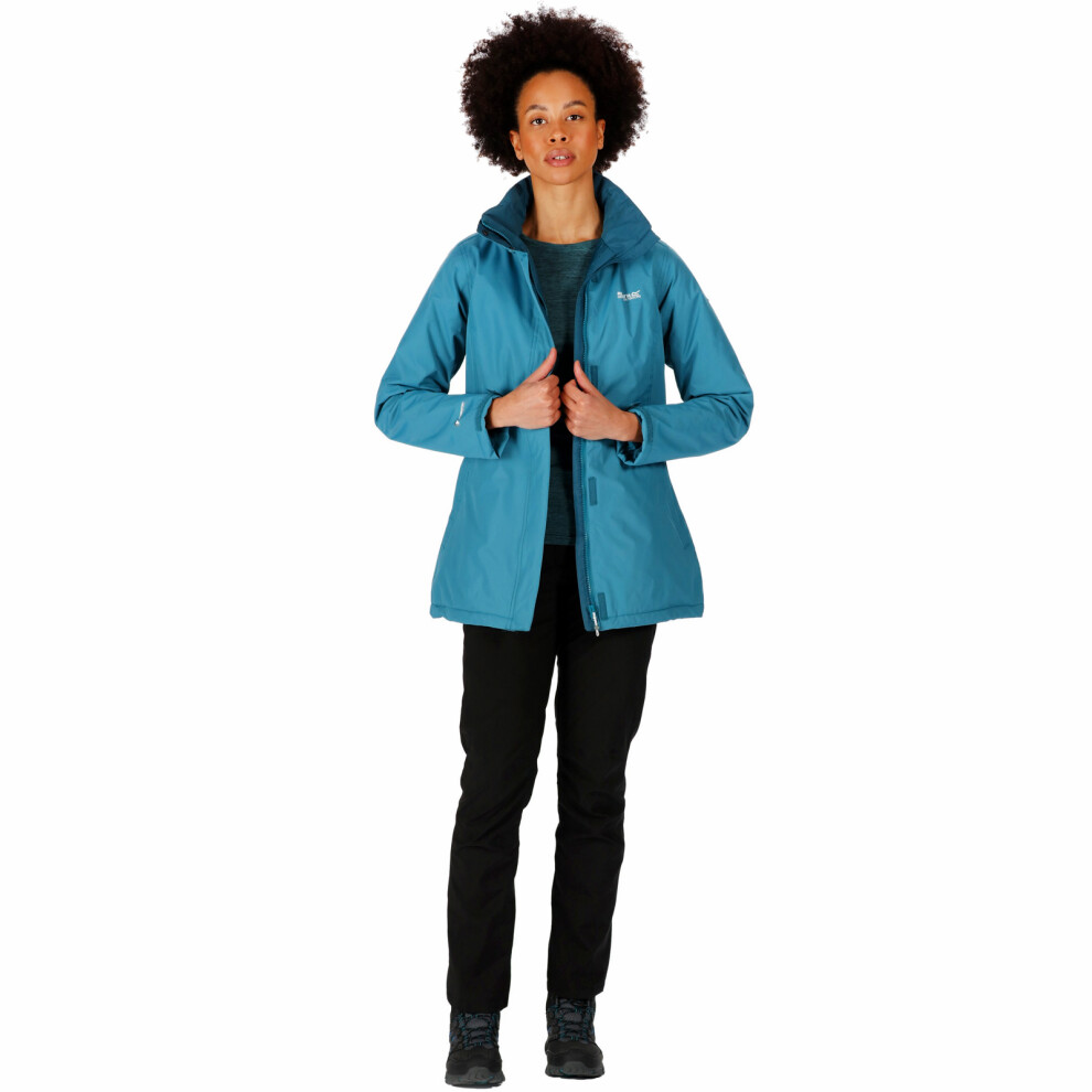 (8, Dragonfly) Regatta Womens Blanchet II Waterproof Insulated Jacket Coat - Dragonfly