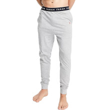 (2XL, Grey) Farah Mens Zahar Elasticated Cotton Sweatpants Joggers Lounge Pants - Grey
