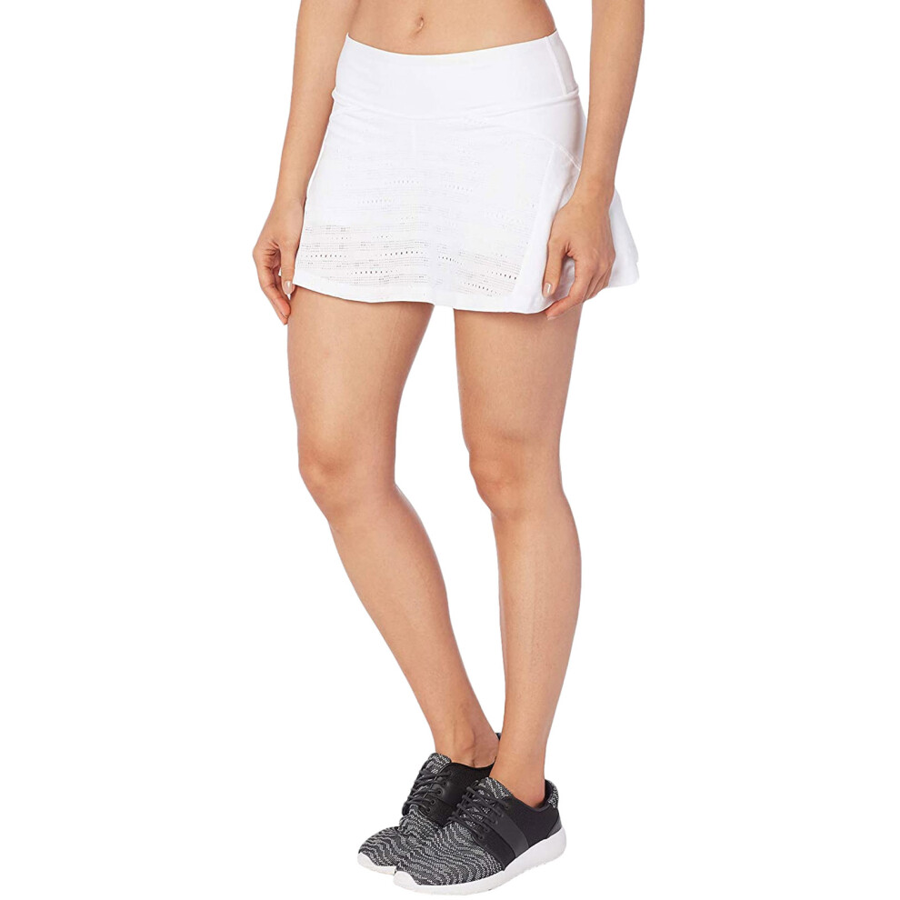 (XS, White) Under Armour Womens Centre Court Sports Active Tennis Skirt Shorts Skort - White