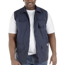 (4XL, Navy) Duke D555 Mens Enzo Big Tall King Size Hunting Zipped Sports Gilet Body Warmer
