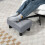 Homcom HOMCOM Chic Linen Fabric Footstool Ottoman Cube with 4 Plastic Legs Grey 5