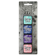Tim Holtz Distress Mini Ink Pads 4/Pkg-Kit 17 TDPK-79125