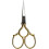 Tool Tron Epaulette Scissors 3.5"-Gold-Plated 407 2