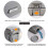 Dripex Portable Camping Toilet 20L Removable Handle with Flush 6