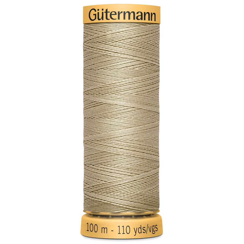 Gutermann Natural Cotton Thread 110yd-Sand 103C-3310