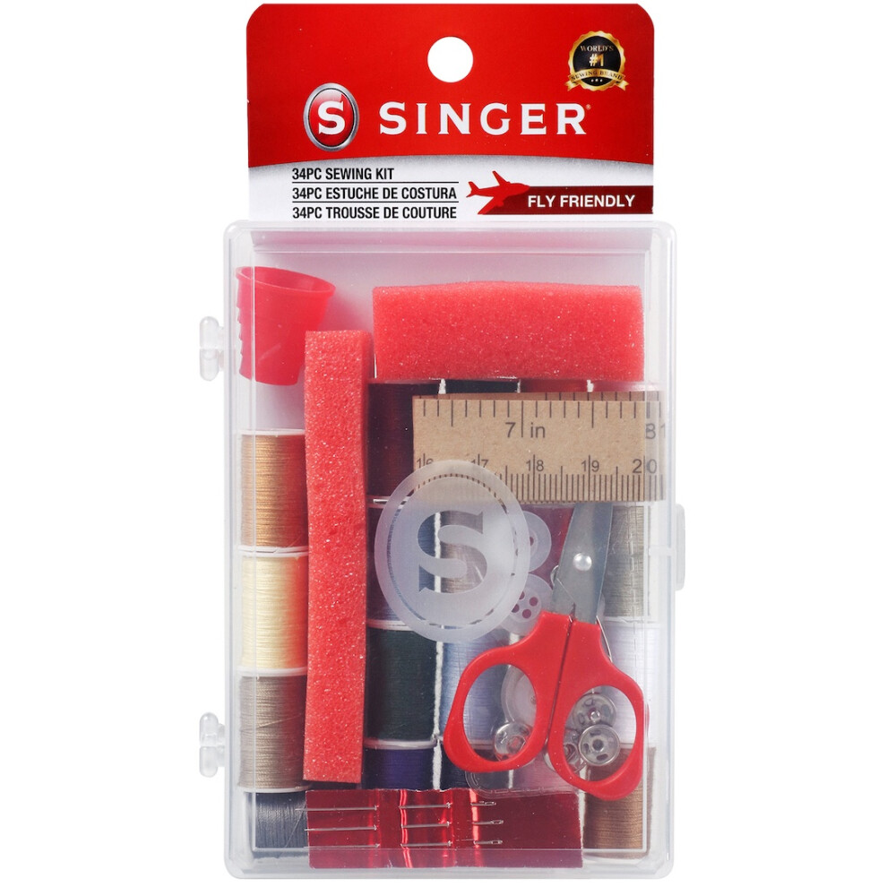 SINGER Deluxe Sewing Kit 34pcs00279