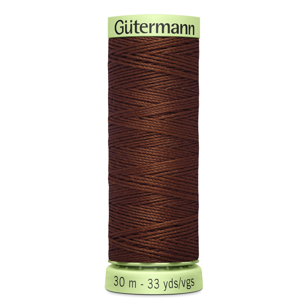 Gutermann Topstitch Heavy-Duty Thread 33yd-Chocolate 30H-578