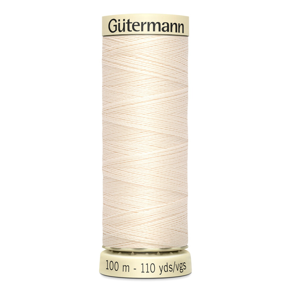 Gutermann Sew-All Thread 110yd-Eggshell 100P-22