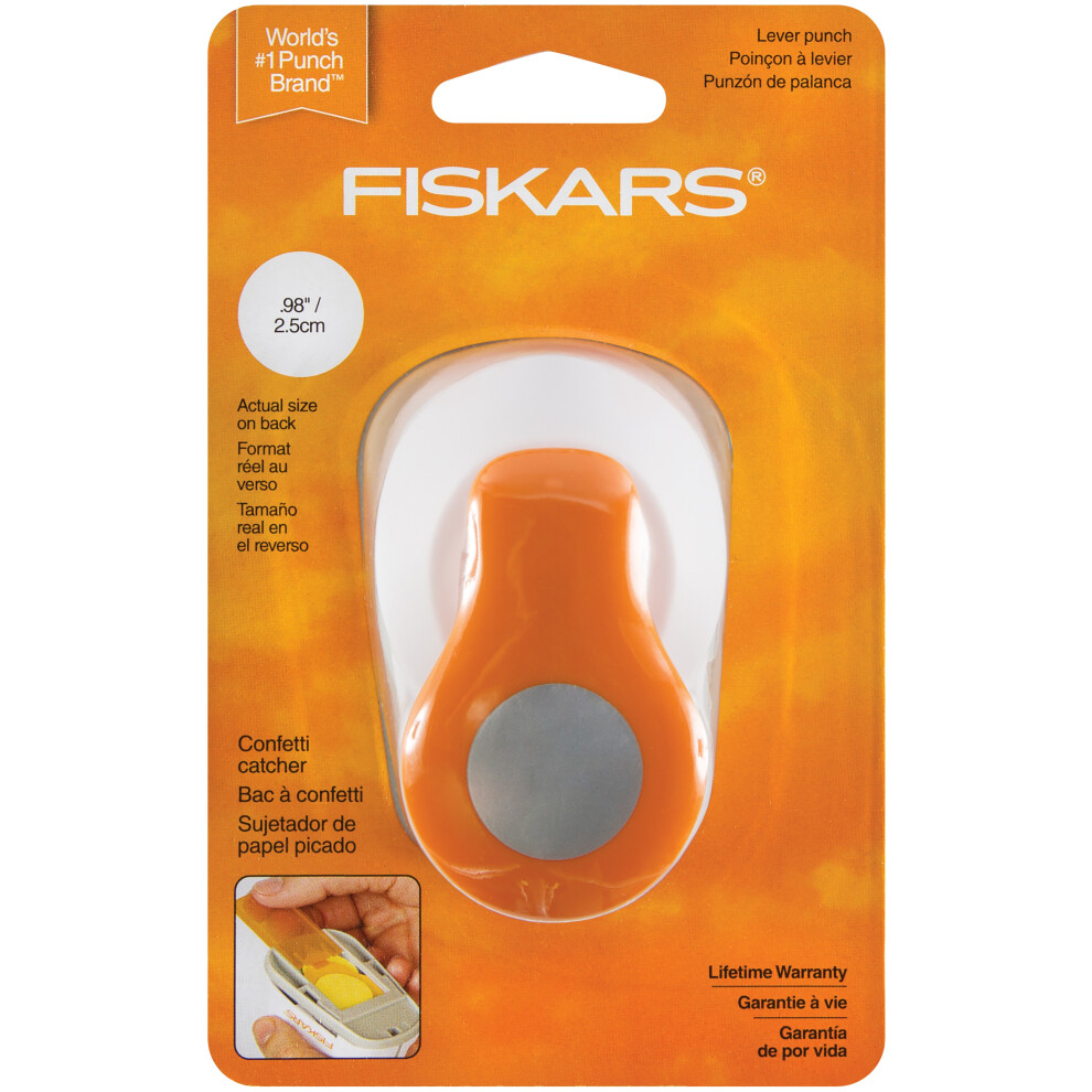 Fiskars Medium Lever Punch-Circle, 1" MLP-5472