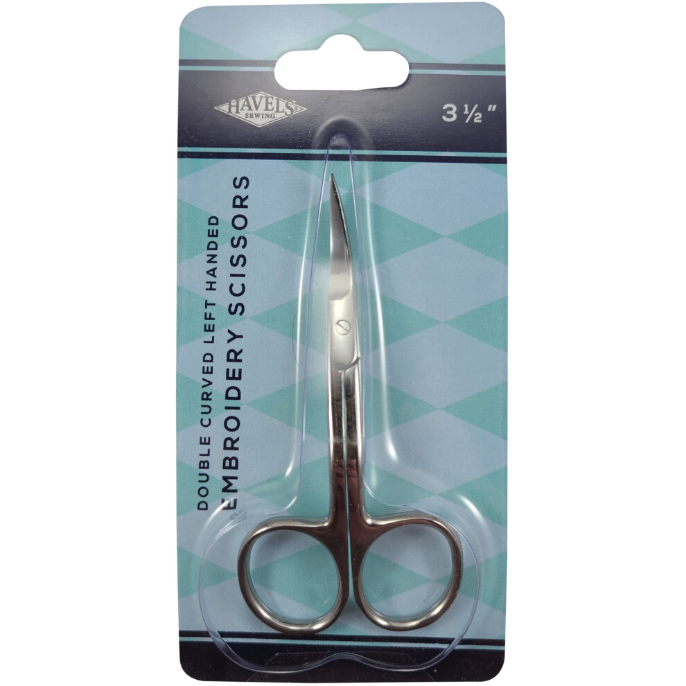 Havel's Double-Curved Embroidery Scissors 3.5"-Left-Handed 40040 736370400408