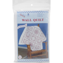Jack Dempsey Stamped White Wall Or Lap Quilt 36"X36"-Sampler 739 4