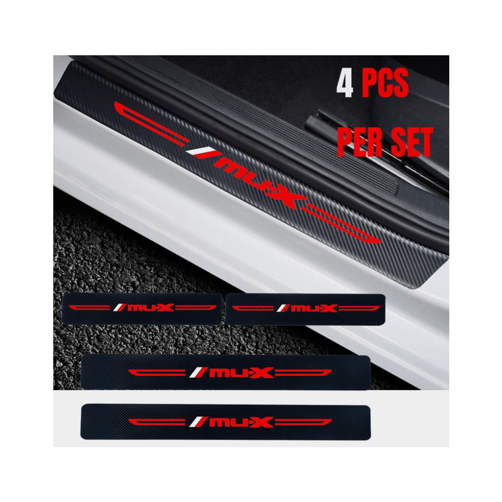 For Isuzu Mux Car Door Plate Sill Scuff Anti Scratch Decal Sticker Protector 8381923452841