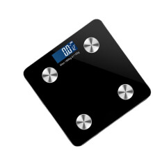 (Black) Digital Intelligent Weight Scale Health Scale Accurate Body Fat Scale Bluetooth App