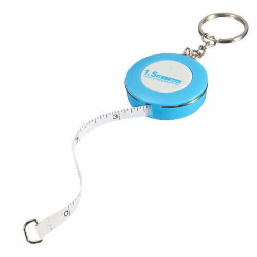 150CM Soft Rubber Tape Measures Sewing Tailor Body Measuring Tool With Key Ring 2