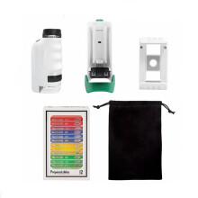 (with 12 Slides) 3 in 1 Scientific Microscope Science CAN Child Handheld Portable 120 Times HD Endoscope LED Magnifier Explore