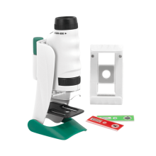 (with 2 Slides) 3 in 1 Scientific Microscope Science CAN Child Handheld Portable 120 Times HD Endoscope LED Magnifier Explore