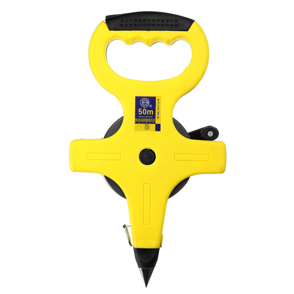 (50M) 30/50M Fiberglass Measuring Tape Measure Reel For Landscaping Building Surveying 9078193518665
