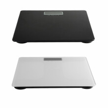 (White) 180KG LCD Digital Body Fat Weight Scale Tempered Glass Fitness Health Balance