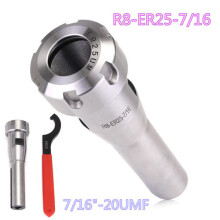 Collet Chuck Holder Straight Shank Extension ER25 Wrench CNC Arbor