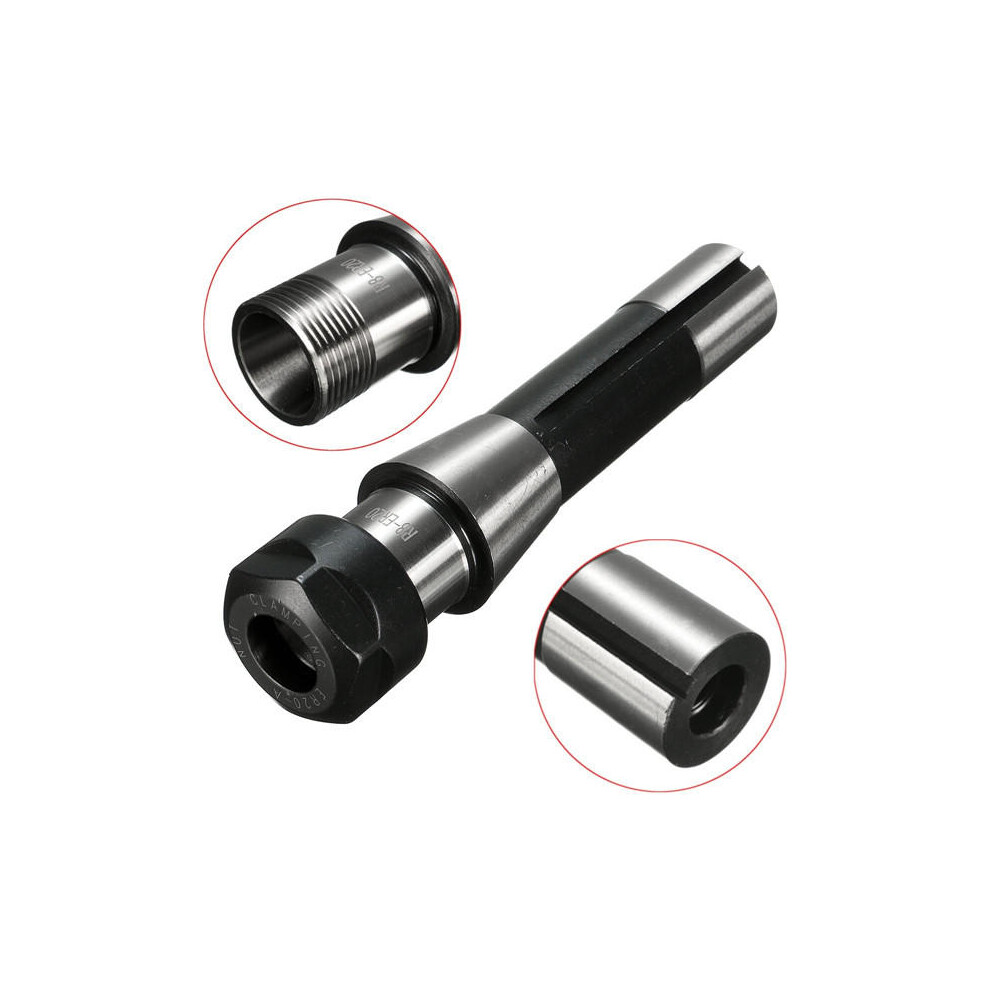 R8 Er20 7/16 Collet Chuck Holder Cnc Milling Lathe R8 Arbor 9078193531978