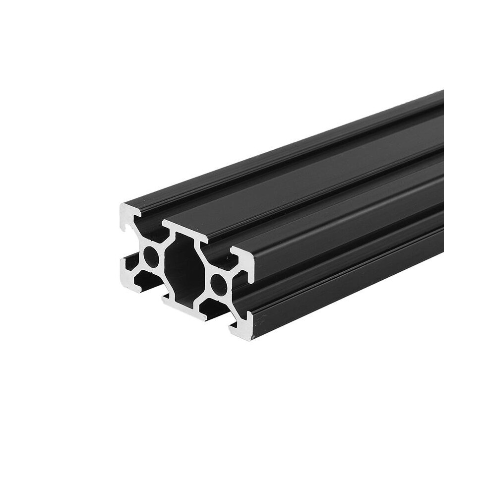 300mm Length Black Anodized 2040 T-Slot Aluminum Profiles Extrusion Frame For CNC