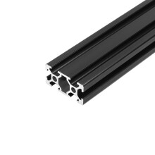 1500mm Length Black Anodized 2040 T-Slot Aluminum Profiles Extrusion Frame For CNC