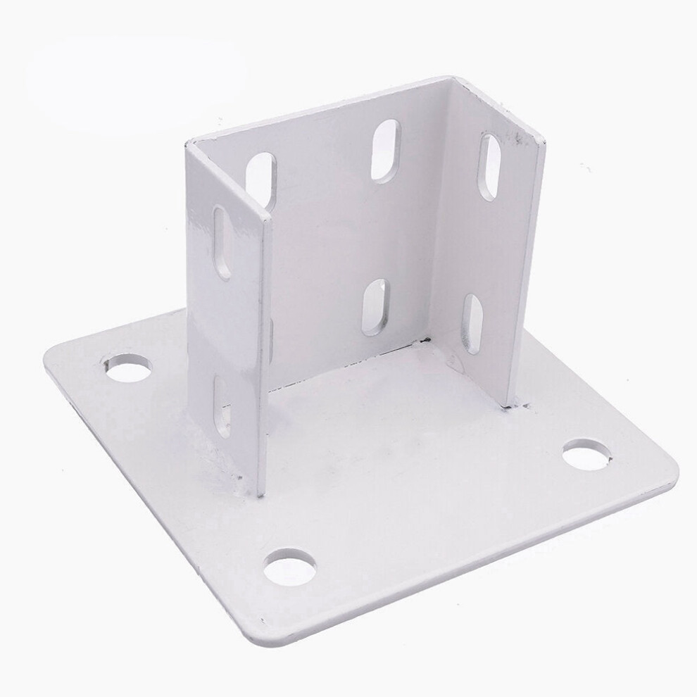 (4080) 3030/3060/4040/4080/4545/5050 Aluminum Extrusions Square Foot Connector Cup Ground Fence Guardrail Base Accessories 9078193489828