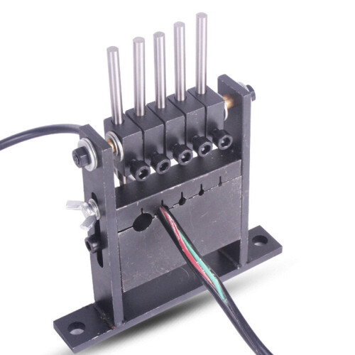 5 Size Holes Black Manual Cable Wire Stripper Machine for 1-30mm Diameter Wires 2
