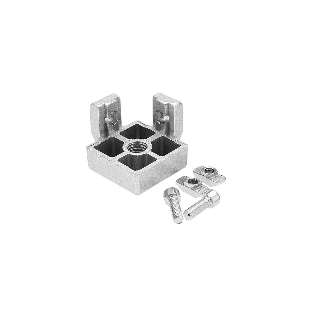 Aluminum Profile Fixed Bracket Foot Connector with Nut and Screw for 4040 Aluminum Profile