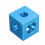 Three Way Cube Connector for 2020 V-slot Aluminum Extrusions Profile Blue 7